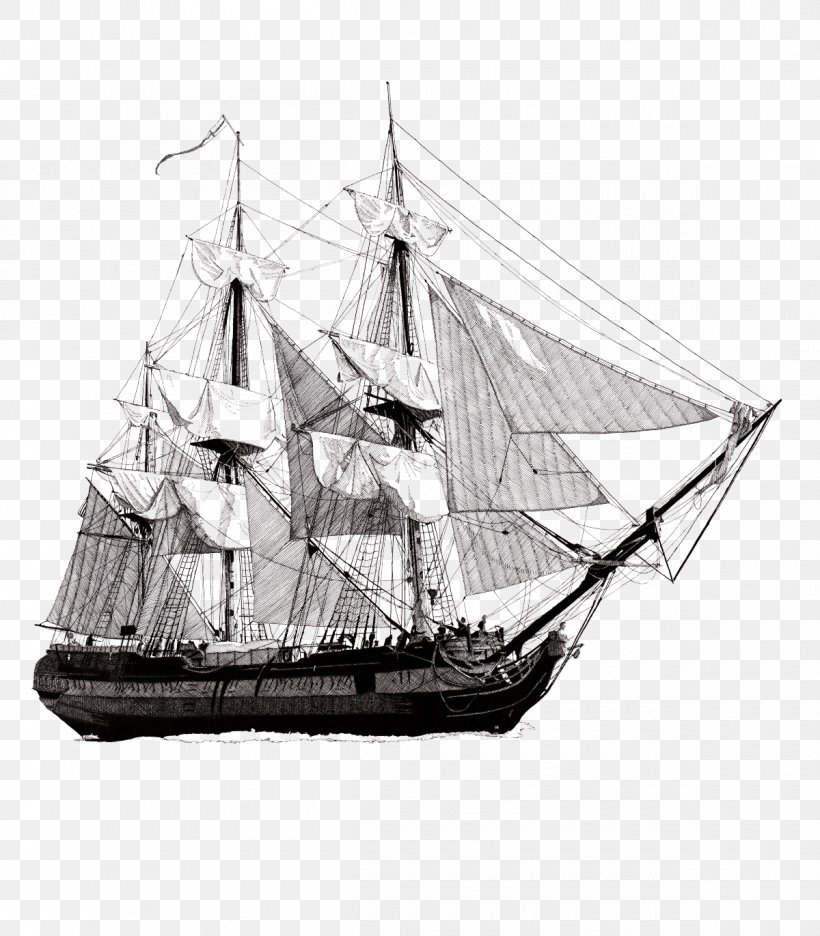 Perilous Sail Brigantine Barque, PNG, 1200x1371px, Perilous, Baltimore Clipper, Barque, Barquentine, Black And White Download Free
