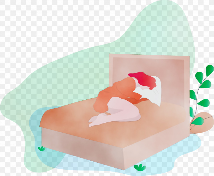 Pink Cartoon, PNG, 3000x2464px, World Sleep Day, Bed, Cartoon, Girl, Paint Download Free