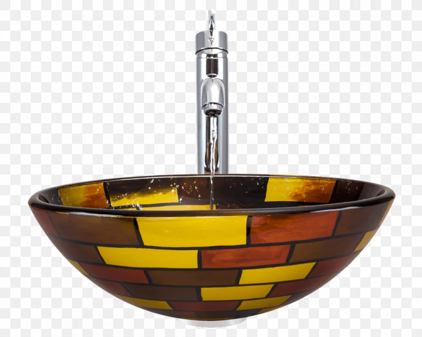 Bowl Sink Stained Glass Bathroom, PNG, 1000x800px, Sink, Bathroom, Bowl, Bowl Sink, Cleaning Download Free