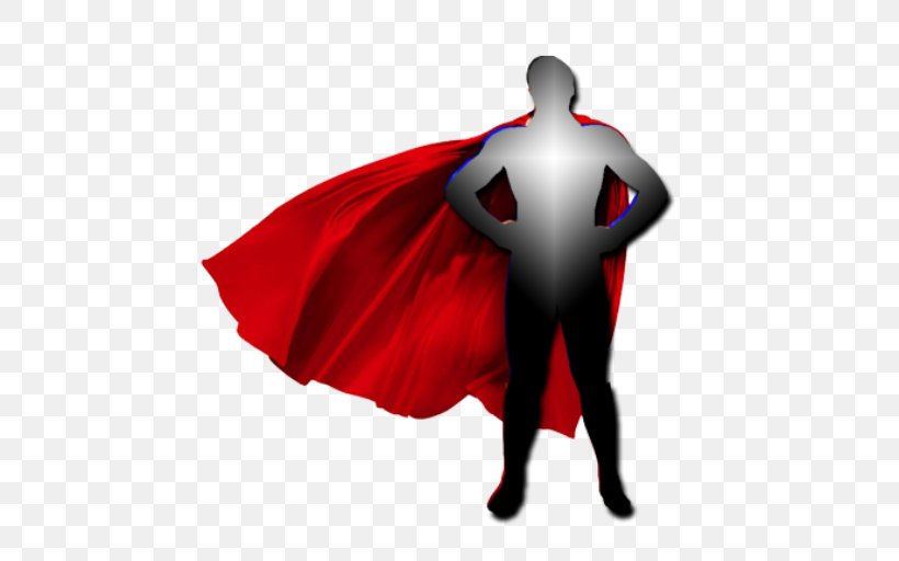 Superman Superhero Silhouette Outerwear, PNG, 512x512px, Superman, Character, Fiction, Fictional Character, Outerwear Download Free