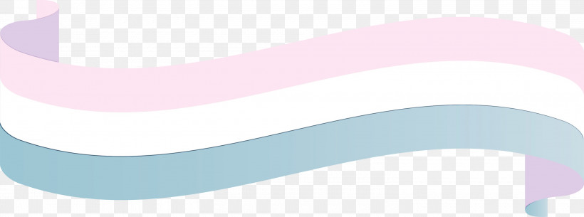 White Pink Line, PNG, 3000x1118px, Ribbon, Line, Paint, Pink, S Ribbon Download Free