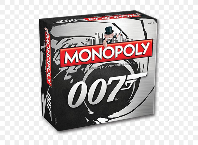 Winning Moves Monopoly James Bond Trivial Pursuit Board Game, PNG, 600x600px, Monopoly, Board Game, Brand, Card Game, Game Download Free