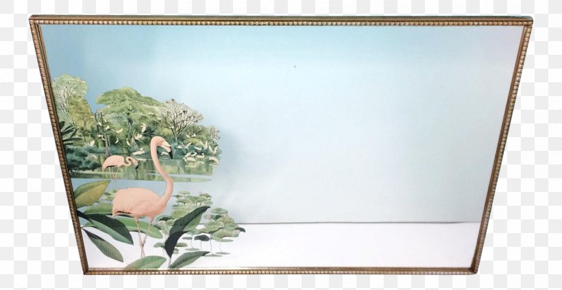 Flamingo Mirror Picture Frames Printmaking, PNG, 1680x867px, Flamingo, Art, Chairish, Craft, Decorative Arts Download Free