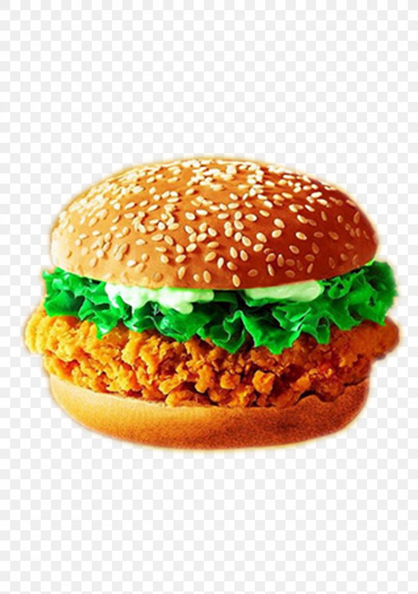 Hamburger KFC Fried Chicken Fast Food Cheeseburger, PNG, 1346x1913px, Hamburger, American Food, Bun, Cheeseburger, Chicken Meat Download Free