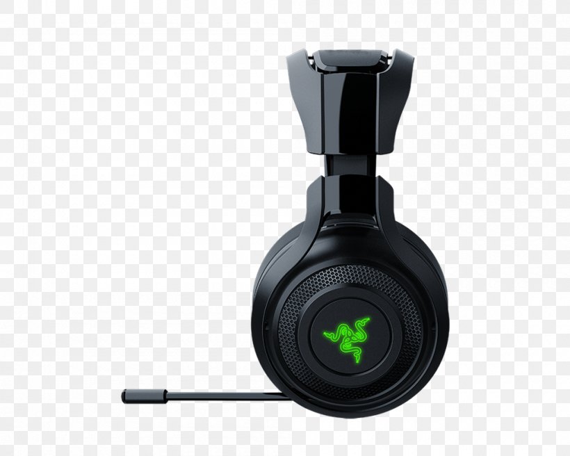 Headphones Razer Man O'War Headset Wireless Personal Computer, PNG, 1000x800px, 71 Surround Sound, Headphones, Audio, Audio Equipment, Bluetooth Download Free