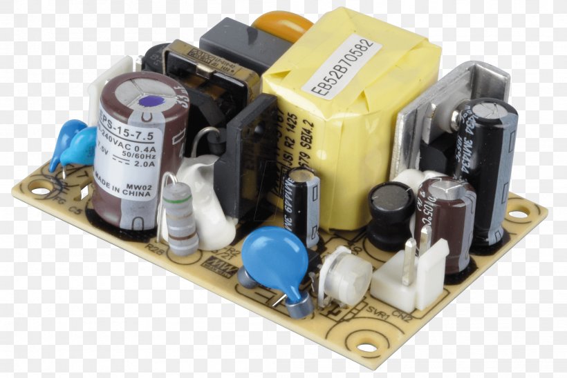 Power Converters Reichelt Electronics GmbH & Co. KG MEAN WELL Enterprises Co., Ltd. Electronic Component, PNG, 2098x1404px, Power Converters, Capacitor, Computer Component, Electronic Component, Electronic Device Download Free