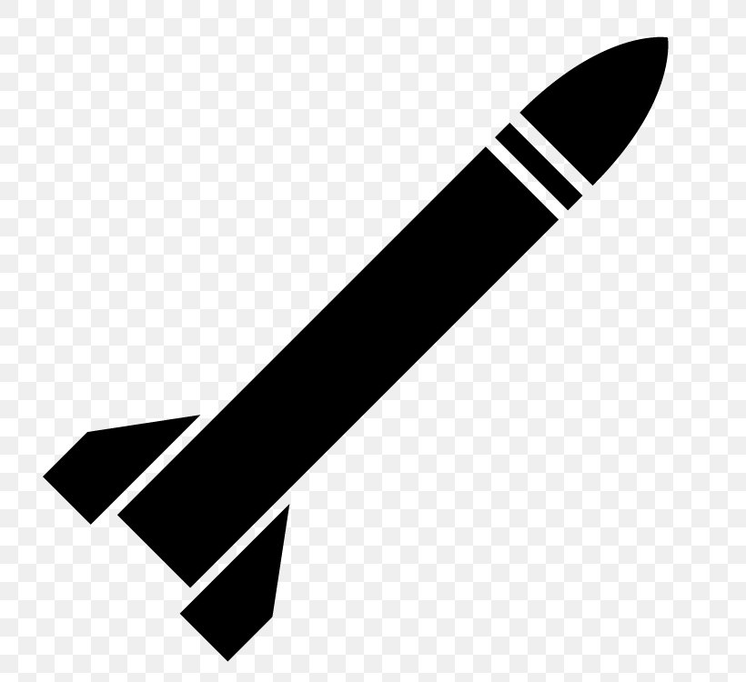 Flight Rocket Weapon Missile, PNG, 750x750px, Flight, Black, Black And White, Bomb, Chemical Weapon Download Free