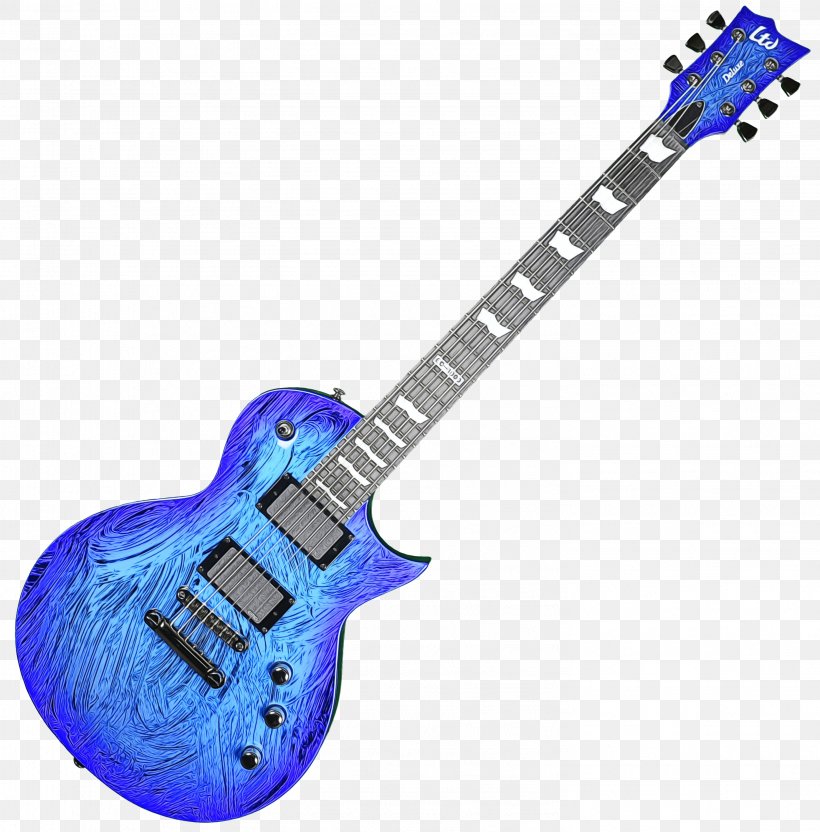 Guitar, PNG, 2956x3000px, Watercolor, Bass Guitar, Electric Guitar, Electronic Musical Instrument, Guitar Download Free