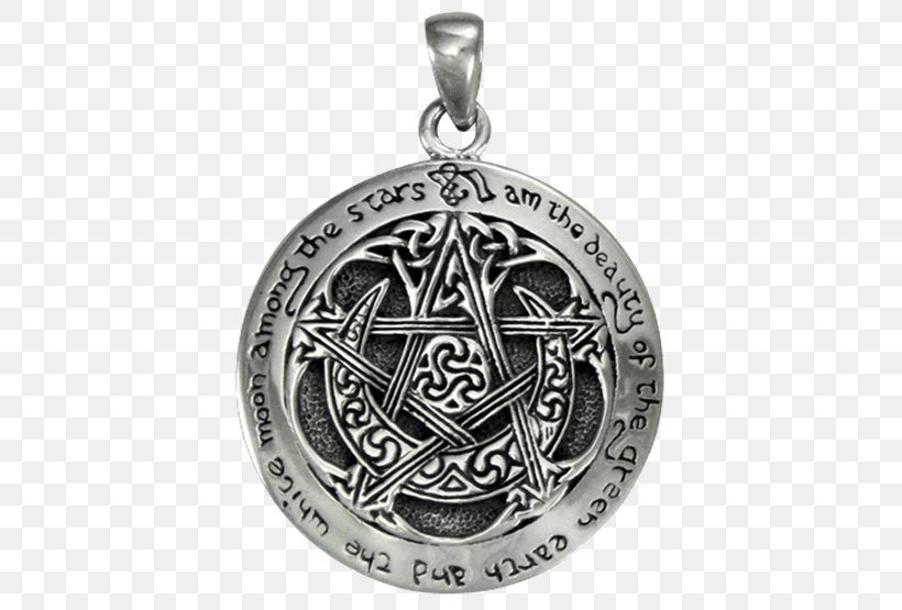 Pentacle Pentagram Silver Wicca Locket, PNG, 555x555px, Pentacle, Charms Pendants, Copper, Earth, Ghost Download Free