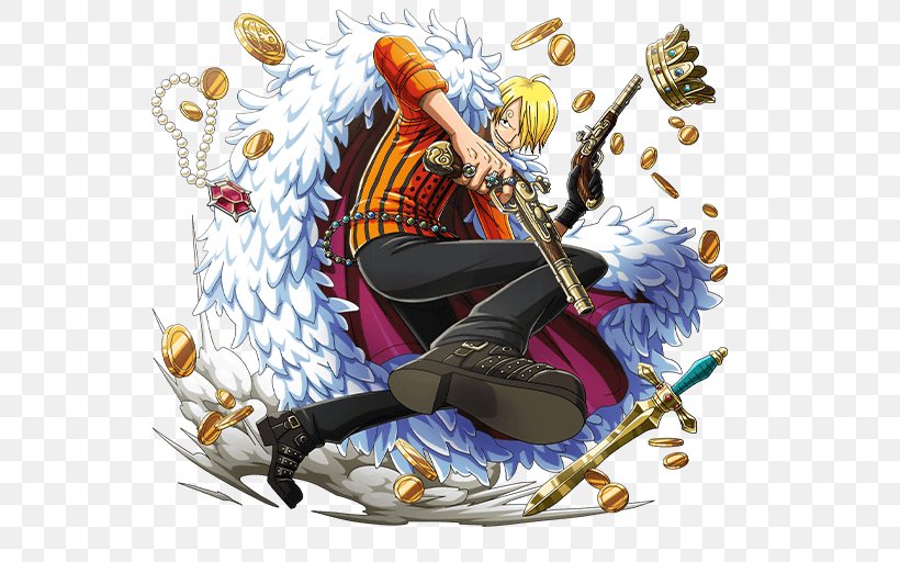 Vinsmoke Sanji Monkey D. Luffy One Piece: Pirate Warriors One Piece Treasure Cruise, PNG, 640x512px, Watercolor, Cartoon, Flower, Frame, Heart Download Free