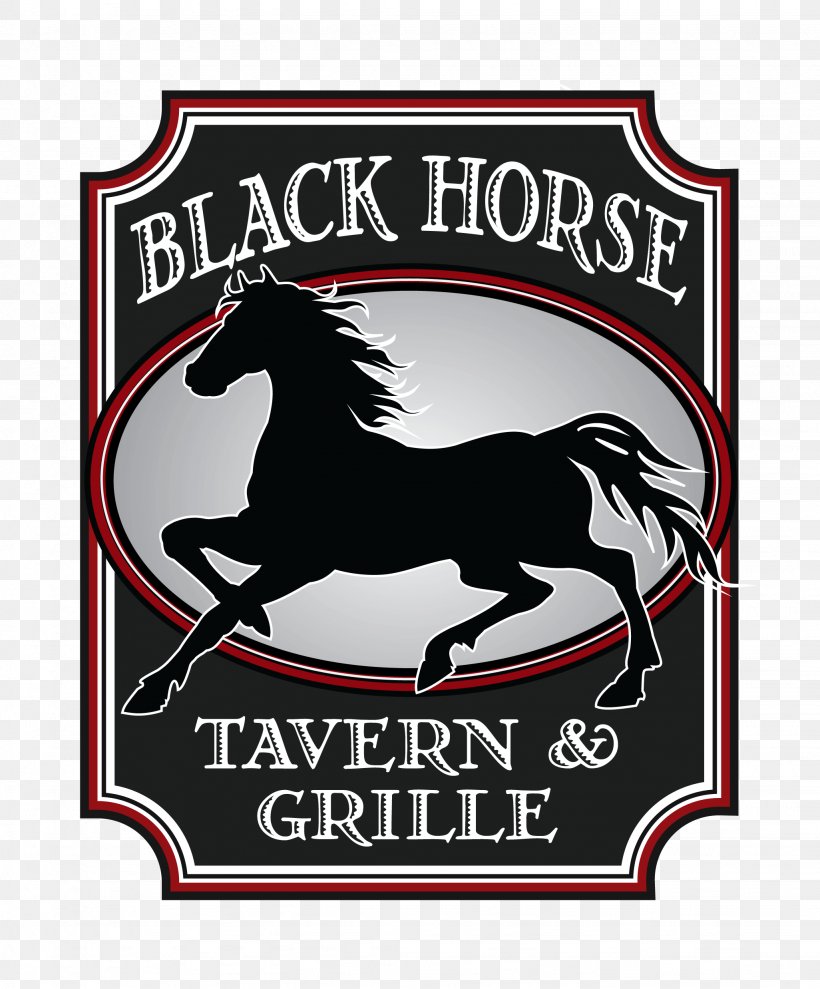 Black Horse Tavern And Grille Bar Restaurant Menu, PNG, 2052x2475px, Horse, Bar, Bartender, Brand, Emblem Download Free