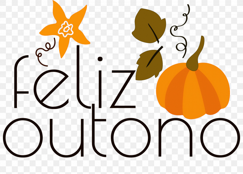 Feliz Outono Happy Fall Happy Autumn, PNG, 2999x2144px, Feliz Outono, Area, Cartoon, Flower, Fruit Download Free