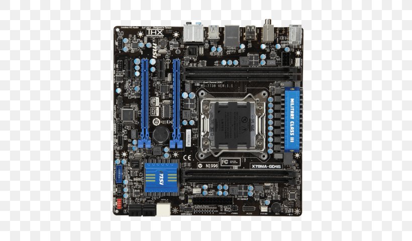 Motherboard MicroATX MSI X79MA-GD45 Intel X79, PNG, 600x480px, Motherboard, Asus, Atx, Central Processing Unit, Computer Component Download Free