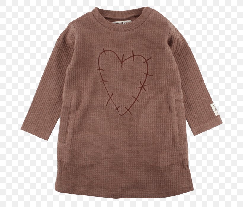 Sleeve T-shirt Dress Sweater Collar, PNG, 700x700px, Sleeve, Brown, Collar, Dress, Kleedje Download Free