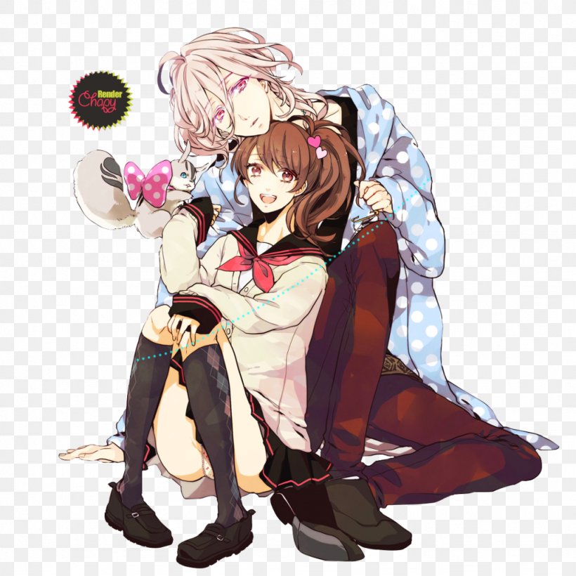 Brothers Conflict Waiting 4 Baby Y: The Y Brothers Yandere Simulator, PNG, 1024x1024px, Watercolor, Cartoon, Flower, Frame, Heart Download Free