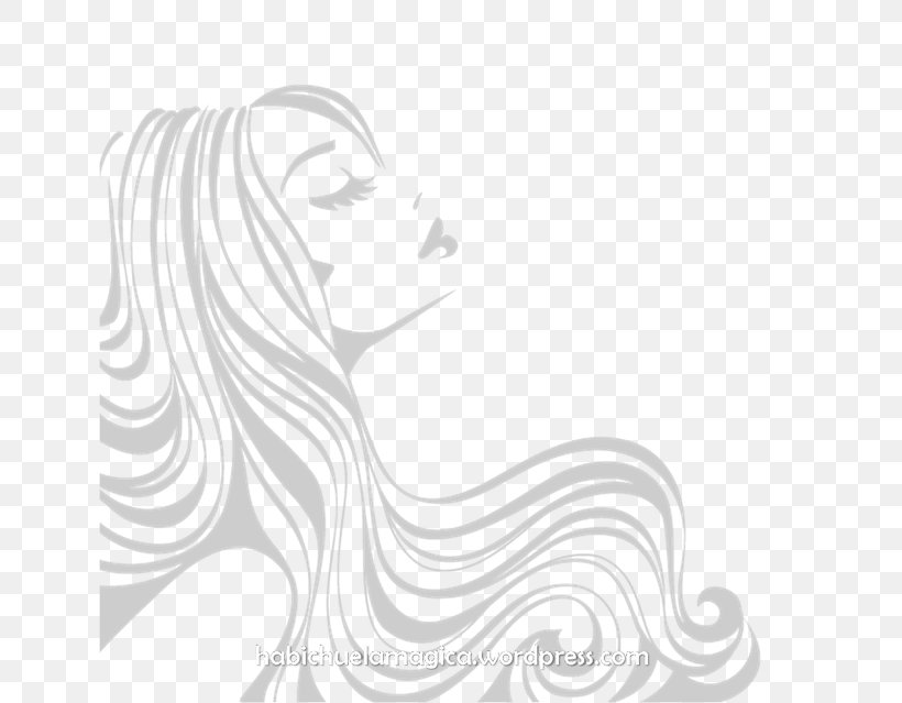 Long Hair Beauty Parlour Clip Art, PNG, 640x639px, Watercolor, Cartoon, Flower, Frame, Heart Download Free
