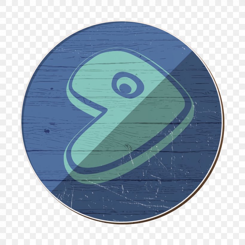 Gentoo Icon, PNG, 1238x1238px, Aqua, Blue, Number, Seahorse, Symbol Download Free