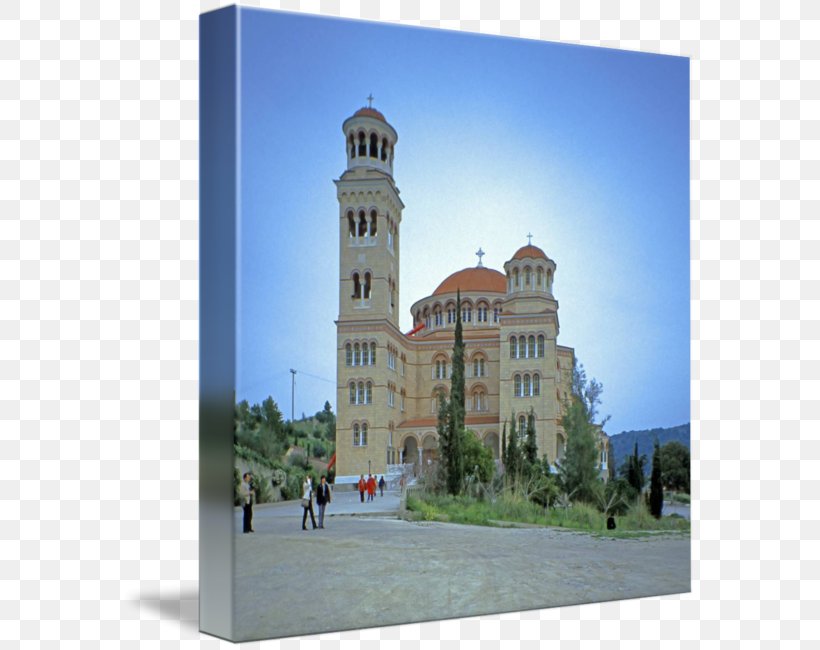 Halki Aegina Island Tourist Attraction Landmark, PNG, 576x650px, Aegina, Art, Bell Tower, Building, Canvas Download Free