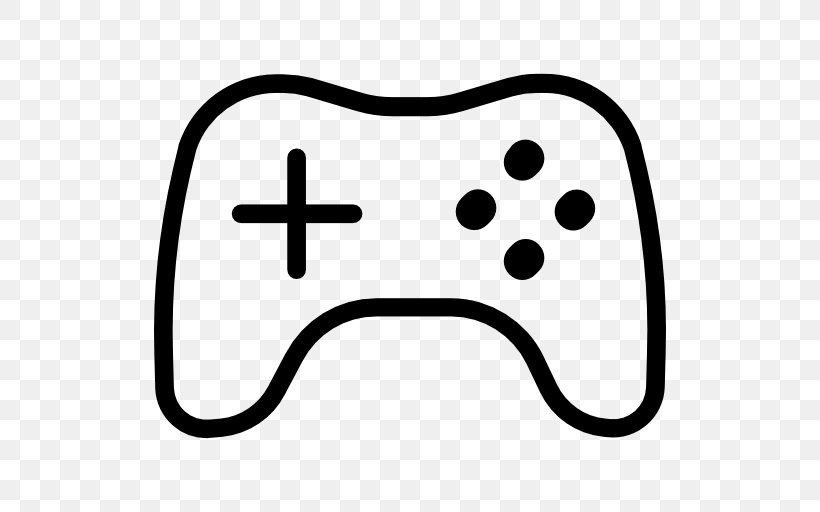Joystick Game Controllers Video Game, PNG, 512x512px, Joystick, Black And White, Electronic Game, Game, Game Controllers Download Free