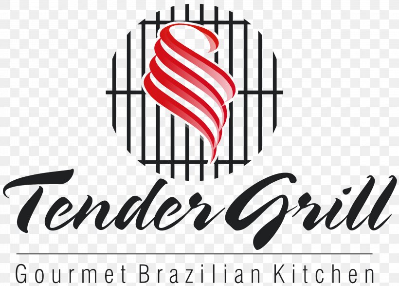 Tender Grill Brazilian Cuisine Logo Grilling Food, PNG, 3000x2150px, Brazilian Cuisine, Art, Brand, Calligraphy, Food Download Free