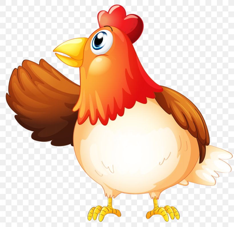 Chicken Rooster Clip Art, PNG, 1024x995px, Chicken, Beak, Bird, Cartoon ...