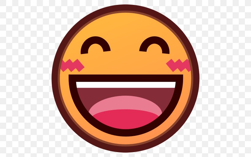 Smiley Emoji Emoticon Laughter, PNG, 512x512px, Smiley, Cheek, Emoji, Emojipedia, Emoticon Download Free