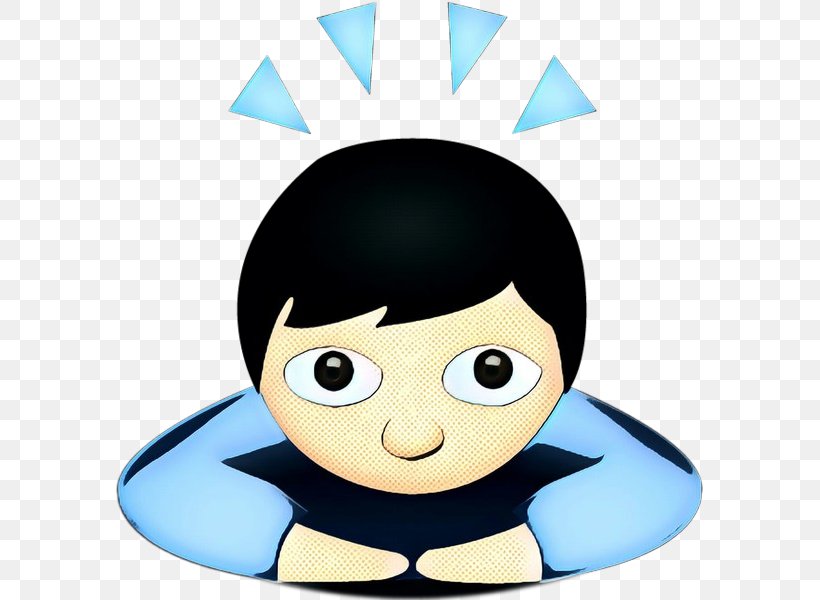 Cartoon Clip Art Smile Fictional Character Black Hair, PNG, 600x600px, Pop Art, Black Hair, Cartoon, Fictional Character, Retro Download Free