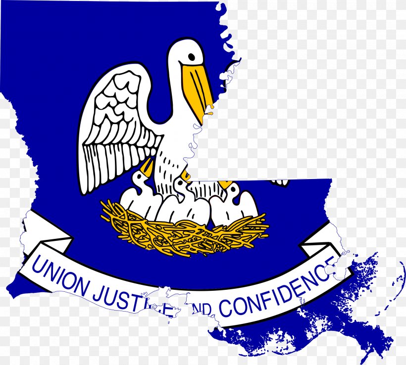 Flag Of Louisiana Seal Of Louisiana State Flag Claiborne Parish, Louisiana, PNG, 2000x1800px, Flag Of Louisiana, Area, Beak, Bird, Brand Download Free