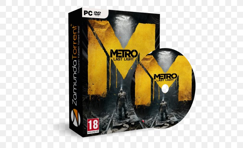 Metro: Last Light Metro 2033 Video Games Deep Silver First-person Shooter, PNG, 500x500px, 4a Games, Metro Last Light, Brand, Deep Silver, Dvd Download Free