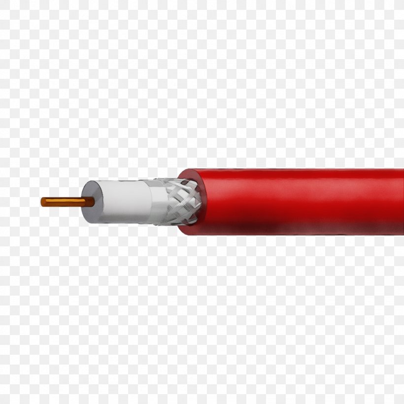Cable Coaxial Cable Electronic Device Technology Electronics Accessory, PNG, 1024x1024px, Watercolor, Cable, Coaxial Cable, Electrical Supply, Electrical Wiring Download Free