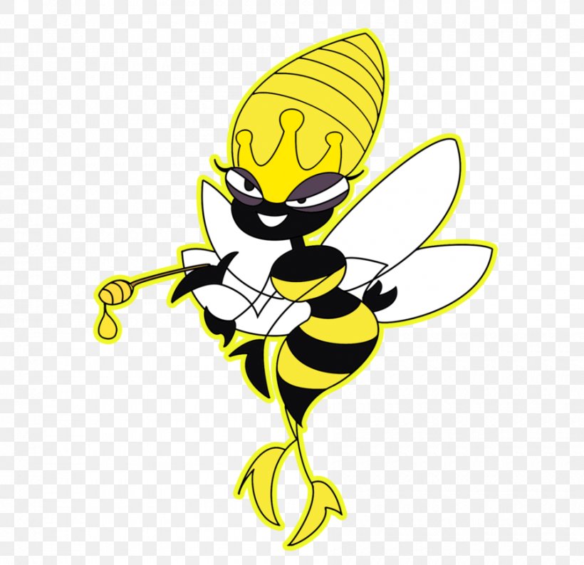 Queen Bee Cartoon DeviantArt Honey Bee, PNG, 900x871px, 2 Stupid Dogs, Bee, Animation, Art, Arthropod Download Free
