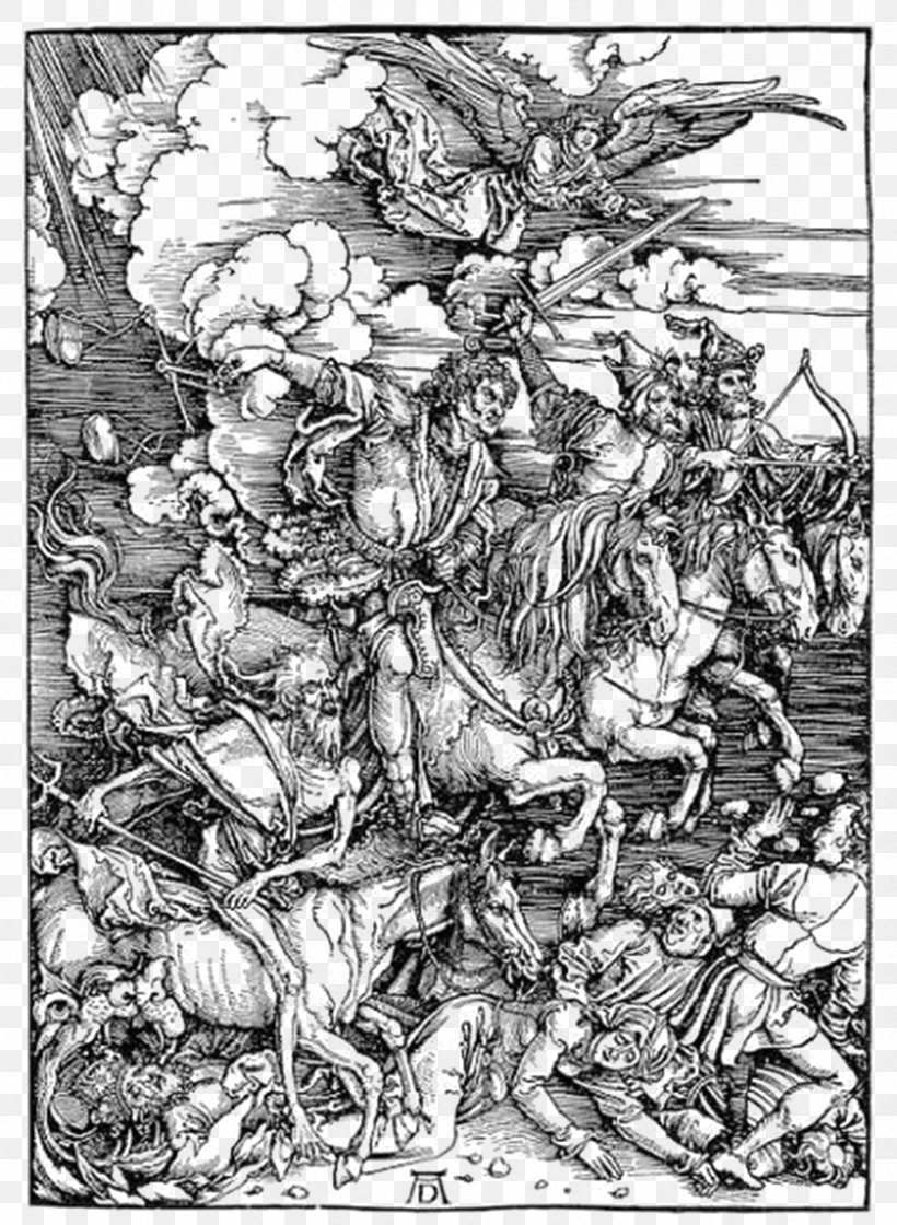 Four Horsemen Of The Apocalypse Book Of Revelation Bible Revelation 6, PNG, 874x1194px, Apocalypse, Albrecht Dxfcrer, Art, Artwork, Bible Download Free