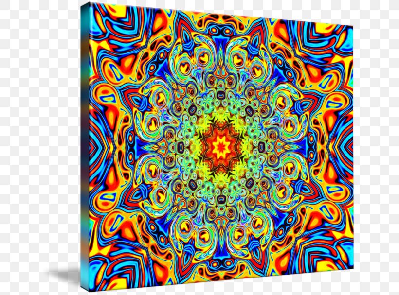 Psychedelic Art Visual Arts Painting Kaleidoscope, PNG, 650x607px, Psychedelic Art, Art, Baroque, Flower, Imagekind Download Free