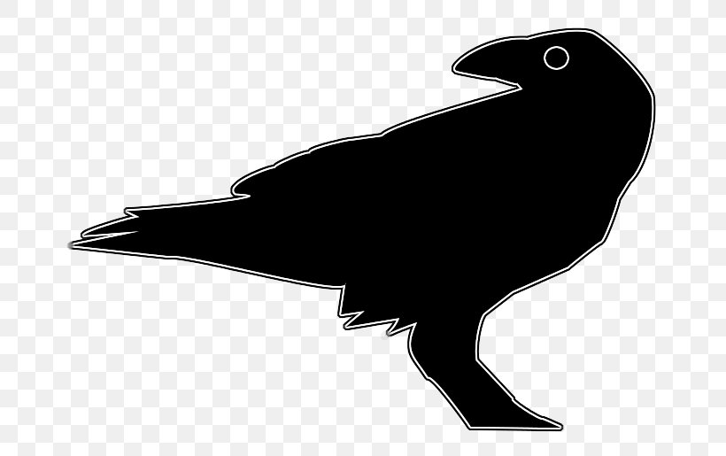 Silhouette Black White Beak Font, PNG, 720x515px, Silhouette, Beak, Bird, Black, Black And White Download Free
