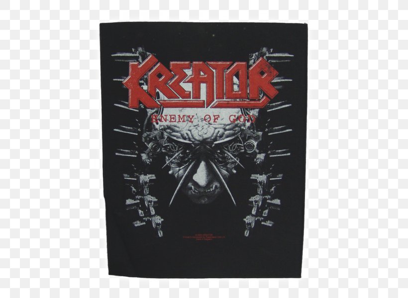 T-shirt Kreator Enemy Of God Heavy Metal Black Metal, PNG, 600x600px, Tshirt, Album, Black, Black Metal, Brand Download Free