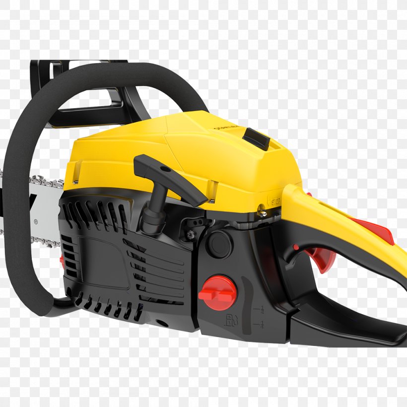 Chainsaw Stanley Hand Tools Gasoline Two-stroke Engine, PNG, 1000x1000px, Chainsaw, Automotive Exterior, Chain, Cutting, Engine Download Free