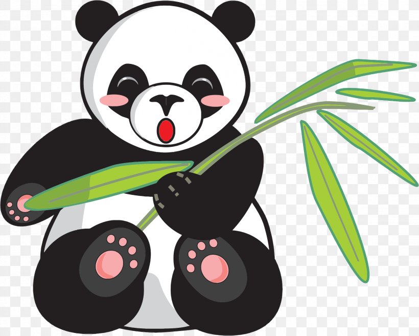 Giant Panda Bear Cartoon Clip Art, PNG, 2308x1850px, Giant Panda, Art, Artwork, Bear, Carnivoran Download Free