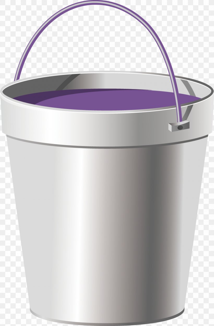 Paint Bucket, PNG, 861x1310px, Paint, Bucket, Lid, Painting, Purple Download Free