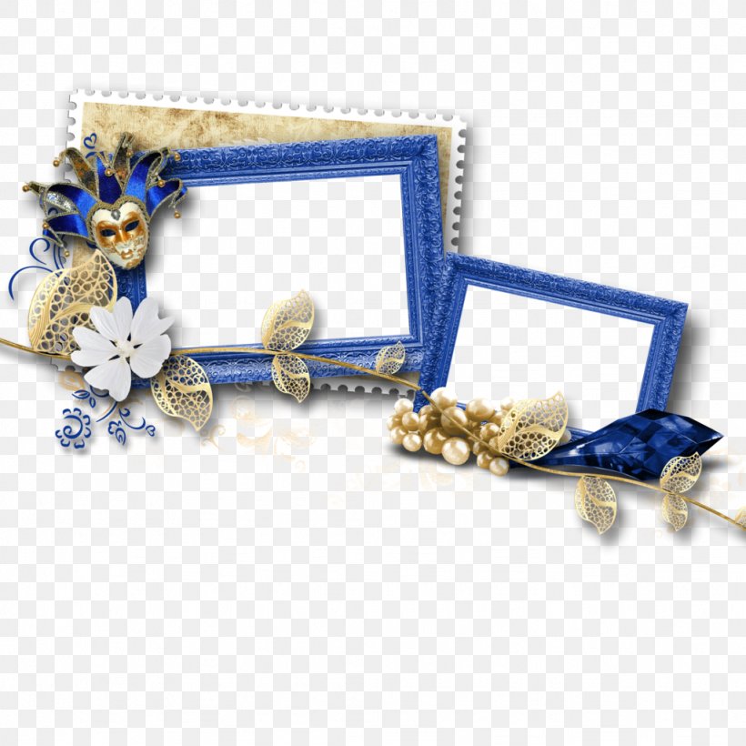 Image Picture Frames Clip Art Download, PNG, 1024x1024px, Picture Frames, Blog, Blue, Cobalt Blue, Comparazione Di File Grafici Download Free