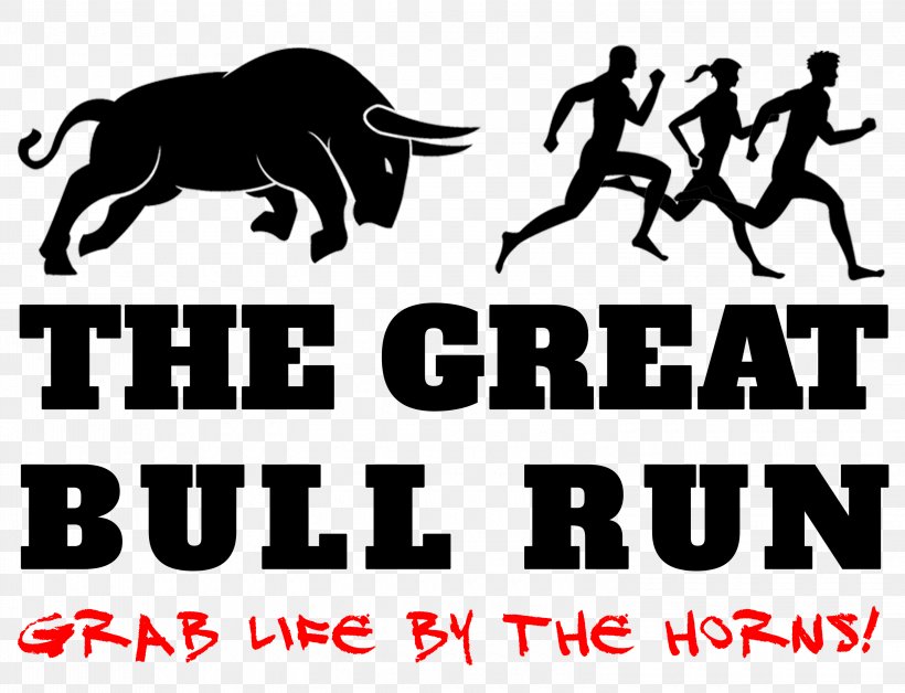 Running Of The Bulls Bull Run Drive Pamplona Bull Run Regional Park, PNG, 3000x2299px, Running Of The Bulls, Black And White, Brand, Bull, Bull Run Regional Park Download Free