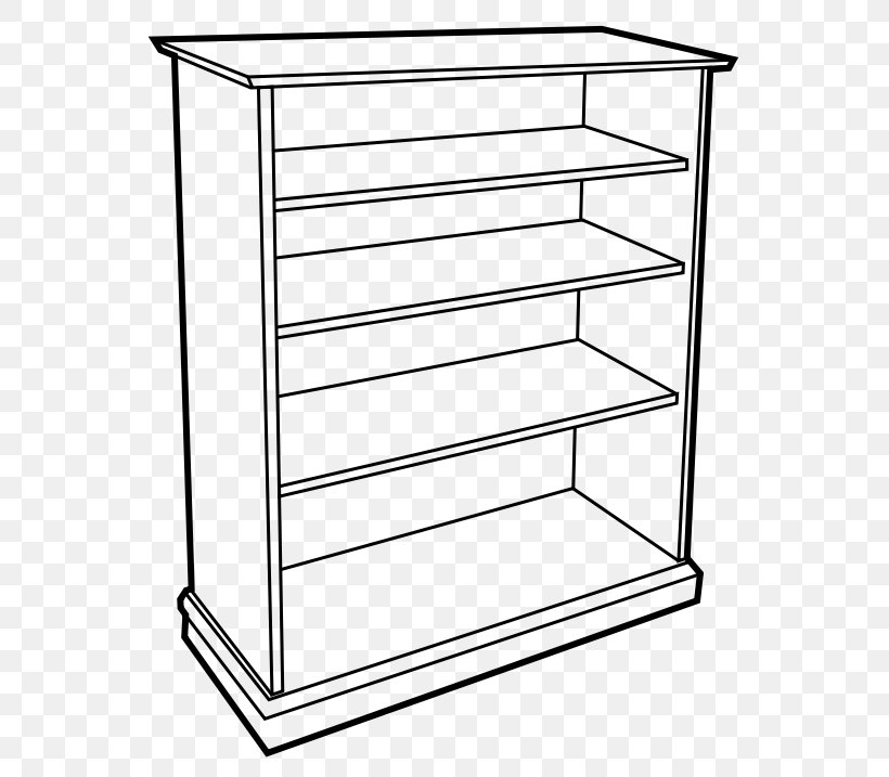Shelf Bookcase Clip Art, PNG, 567x717px, Shelf, Area, Black And White, Book, Bookcase Download Free