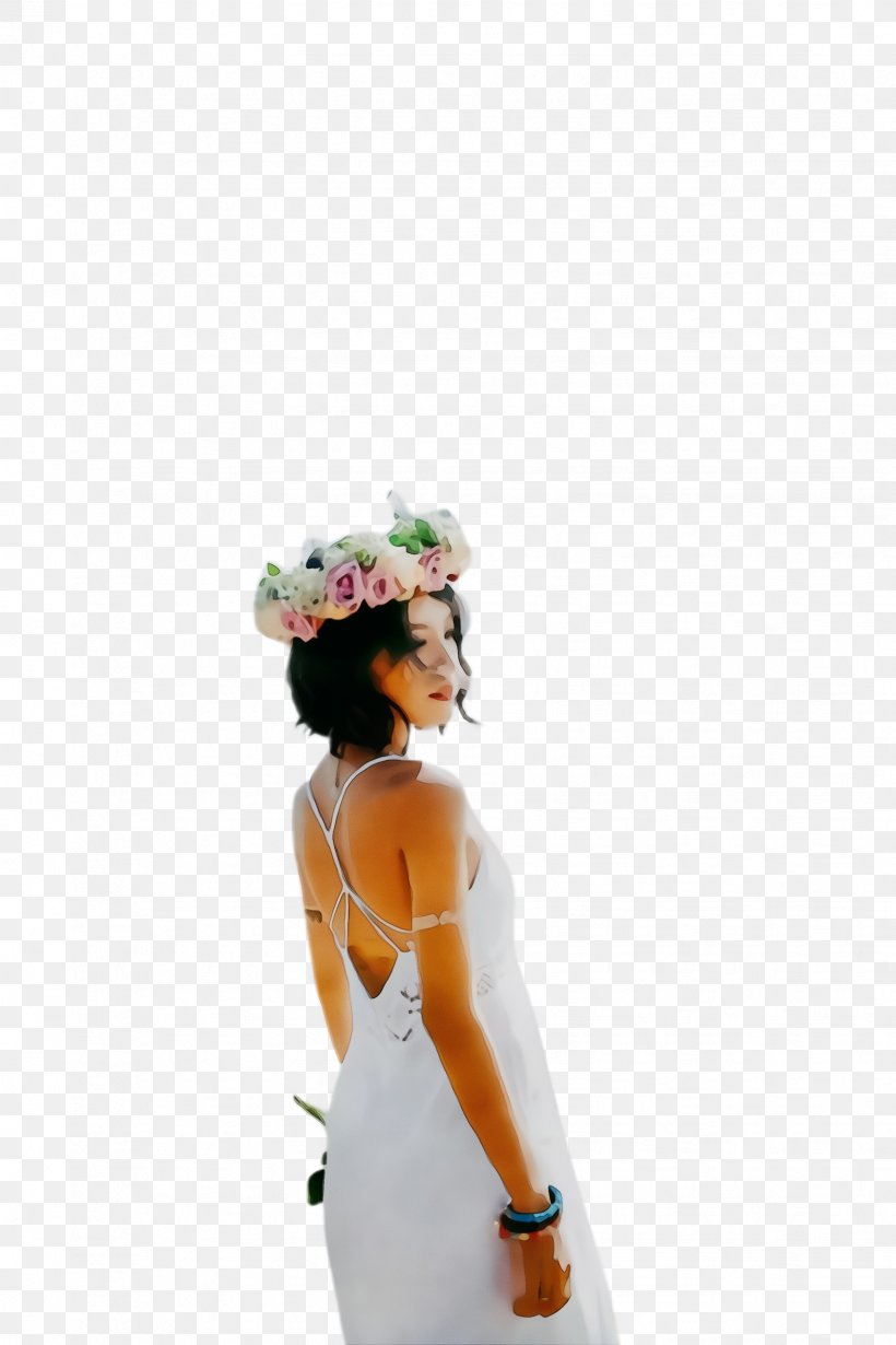 Orange, PNG, 1632x2448px, Watercolor, Bride, Dress, Flower, Gown Download Free