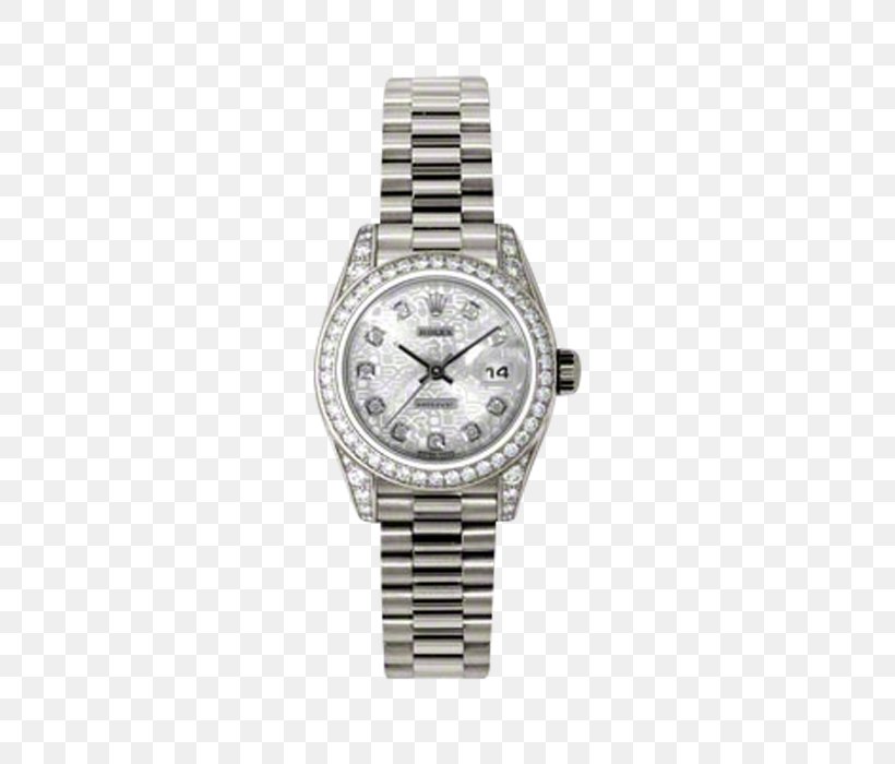 Rolex Datejust Automatic Watch TAG Heuer, PNG, 700x700px, Rolex Datejust, Automatic Watch, Brand, Chronometer Watch, Diamond Download Free