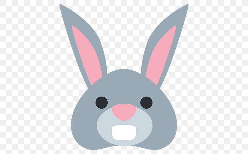 Emoji Rabbit Social Media Sticker, PNG, 512x512px, Emoji, Domestic Rabbit, Easter Bunny, Hare, Mammal Download Free
