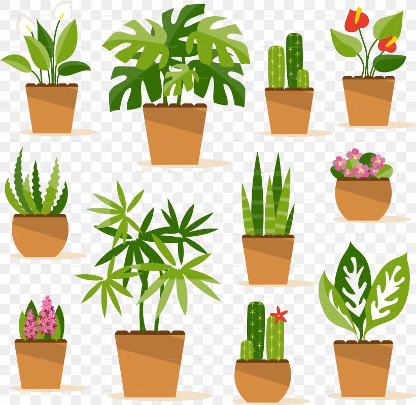 Houseplant Flowerpot Clip Art, PNG, 3987x3886px, Houseplant, Aloe, Aquatic Plants, Cactus, Flower Download Free