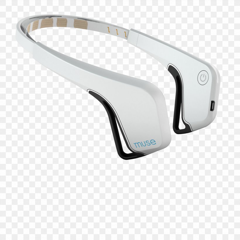 Muse Headband Brain Meditation White, PNG, 3543x3543px, Muse, Audio, Audio Equipment, Biofeedback, Brain Download Free
