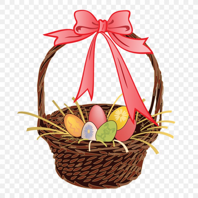 Food Gift Baskets Easter Egg Clip Art, PNG, 1000x1000px, Food Gift Baskets, Basket, Christmas, Christmas Ornament, Easter Download Free