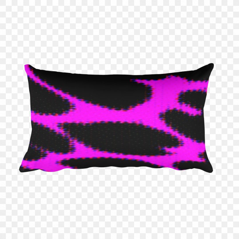 Throw Pillows Cushion Pattern Rectangle Pink M, PNG, 1000x1000px, Throw Pillows, Black, Cushion, Fur, Furniture Download Free