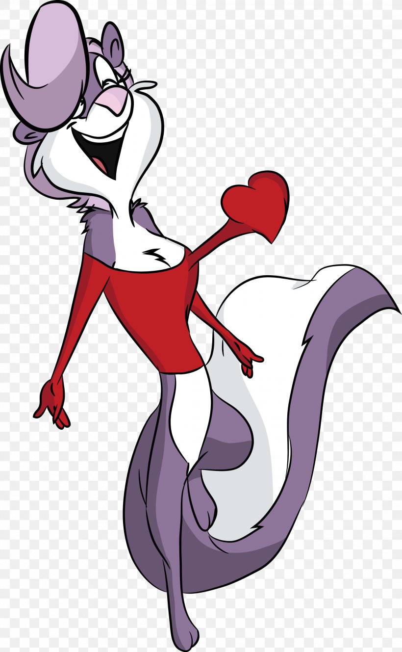 Fifi La Fume Cartoon Bugs Bunny Heart, PNG, 2229x3615px, Watercolor, Cartoon, Flower, Frame, Heart Download Free