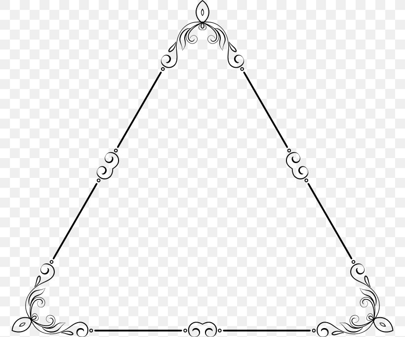 Triangle Point, PNG, 774x682px, Triangle, Area, Black And White, Body Jewellery, Body Jewelry Download Free